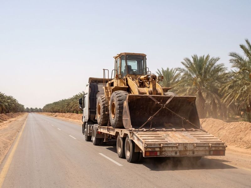 لوبد ينقل شيول بين مزارع النخيل